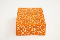 Polished Orange Resin Box - 1173216