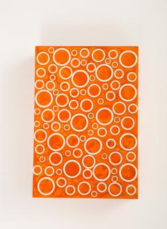 Polished Orange Resin Box - 1173217