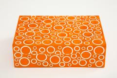 Polished Orange Resin Box - 1174921