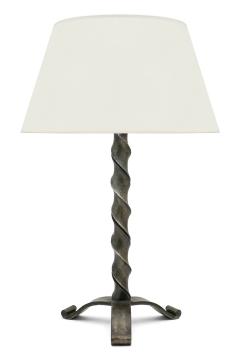 Polished Steel Twist Lamp - 3899138