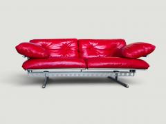 Poltrona Frau Poltrona Frau Ouverture Red Sofa designed by Pierluigi Cerri 2003 - 4620561
