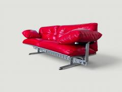 Poltrona Frau Poltrona Frau Ouverture Red Sofa designed by Pierluigi Cerri 2003 - 4620567