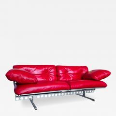 Poltrona Frau Poltrona Frau Ouverture Red Sofa designed by Pierluigi Cerri 2003 - 4620591