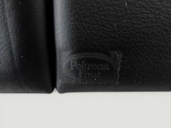 Poltrona Frau Poltrona Frau Quadra Black Leather Sectional Sofa by Studio Cerri 2005 Italy - 4654557
