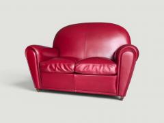 Poltrona Frau Poltrona Frau Vanity Fair Model 904 Leather Sofa Italy Numbered Edition - 4620494