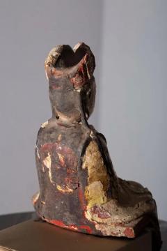 Polychrome wooden statue depicting Guanyin Bodhisattva Ming 16th century - 3690883