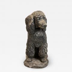 Poodle Dog Stone Garden Ornament - 1432880