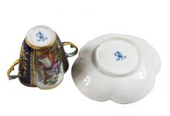 Porcelain Chocolate Cup with Saucer by Augustus Rex Helena Wolfsohn - 3022203