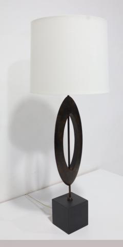 Porta Romana Porta Romana Patinated Copper Manhattan Lamp 2000s - 4823303