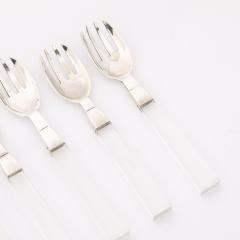Porter Blanchard Set of 7 Mid Century Sterling Silver Lucite Flatware by Porter Blanchard - 4744550