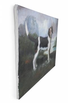 Portrait Of A Beagle Oil Painting - 3190540