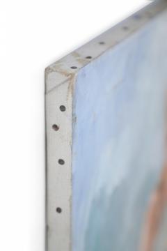 Portrait Of A Woman And White Dog Painting - 3185236