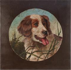 Portrait Of Hunting Dog Oil Painting - 3198210