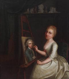 Portrait Painting of Rosalba Carriera - 848346
