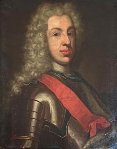 Portrait of Louis George Margrave of Baden Baden Oil on Canvas Circa 1725 - 3712061