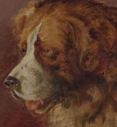 Portrait of a Saint Bernard England circa 1880 - 4035672