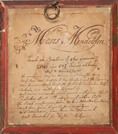 Portraits of Moses Mendelssohn and Gotthold Ephraim Lessing  - 4103525