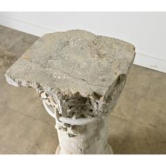 Portuguese 18th Century Carved Stone Column - 4443136