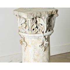 Portuguese 18th Century Carved Stone Column - 4443138