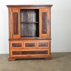 Portuguese 18th Century Faux Bois Painted Cabinet - 4375069