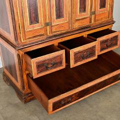 Portuguese 18th Century Faux Bois Painted Cabinet - 4375070