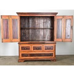 Portuguese 18th Century Faux Bois Painted Cabinet - 4375076