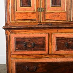 Portuguese 18th Century Faux Bois Painted Cabinet - 4375080