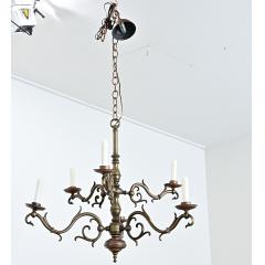 Portuguese 19th Century Brass Chandelier - 4645636
