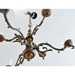 Portuguese 19th Century Brass Chandelier - 4645641