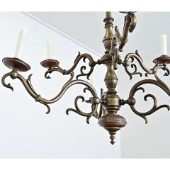 Portuguese 19th Century Brass Chandelier - 4645663