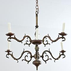 Portuguese 19th Century Brass Chandelier - 4645670