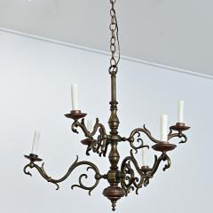 Portuguese 19th Century Brass Chandelier - 4645687