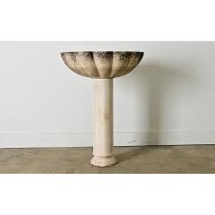 Portuguese 19th Century Carved Stone Pedestal Sink - 4443151