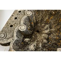 Portuguese 19th Century Carved Stone Pedestal Sink - 4443154