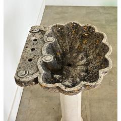 Portuguese 19th Century Carved Stone Pedestal Sink - 4443166