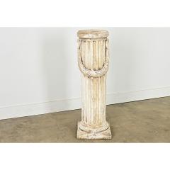Portuguese 19th Century Hand carved Stone Column - 4443157