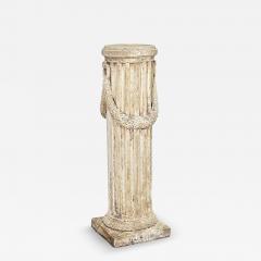 Portuguese 19th Century Hand carved Stone Column - 4444875