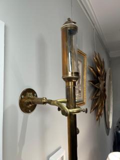 Portuguese Brass Gimbal Mounted Barometer Nautical - 2895215