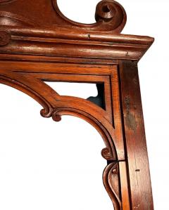 Portuguese Colonial Carved Hanging Wall Shelf - 2957514