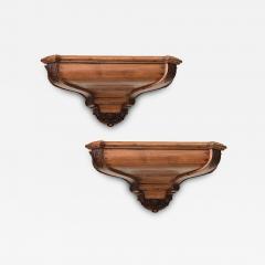 Portuguese Pair of 18th Century Pine Altar Consoles - 4426473