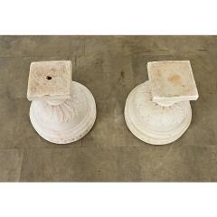 Portuguese Pair of Carved Alabaster Urns - 4443135