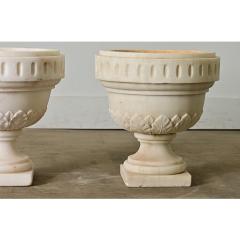 Portuguese Pair of Carved Alabaster Urns - 4443141