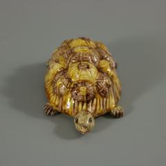 Portuguese Palissy Majolica Tortoise Figure - 2736395