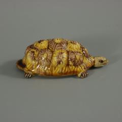 Portuguese Palissy Majolica Tortoise Figure - 2736401