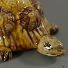 Portuguese Palissy Majolica Tortoise Figure - 2736405