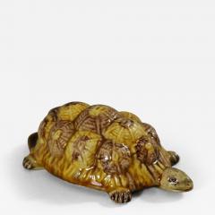 Portuguese Palissy Majolica Tortoise Figure - 2740540