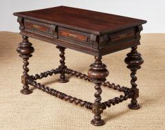 Portuguese Rosewood Library Table 19th c  - 4605330