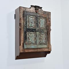 Portuguese Wall Cabinet Made with 19th Century Door - 4643027