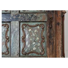 Portuguese Wall Cabinet Made with 19th Century Door - 4643035