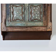 Portuguese Wall Cabinet Made with 19th Century Door - 4643041